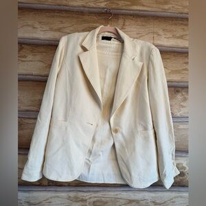 Zara cream 2 piece Suit